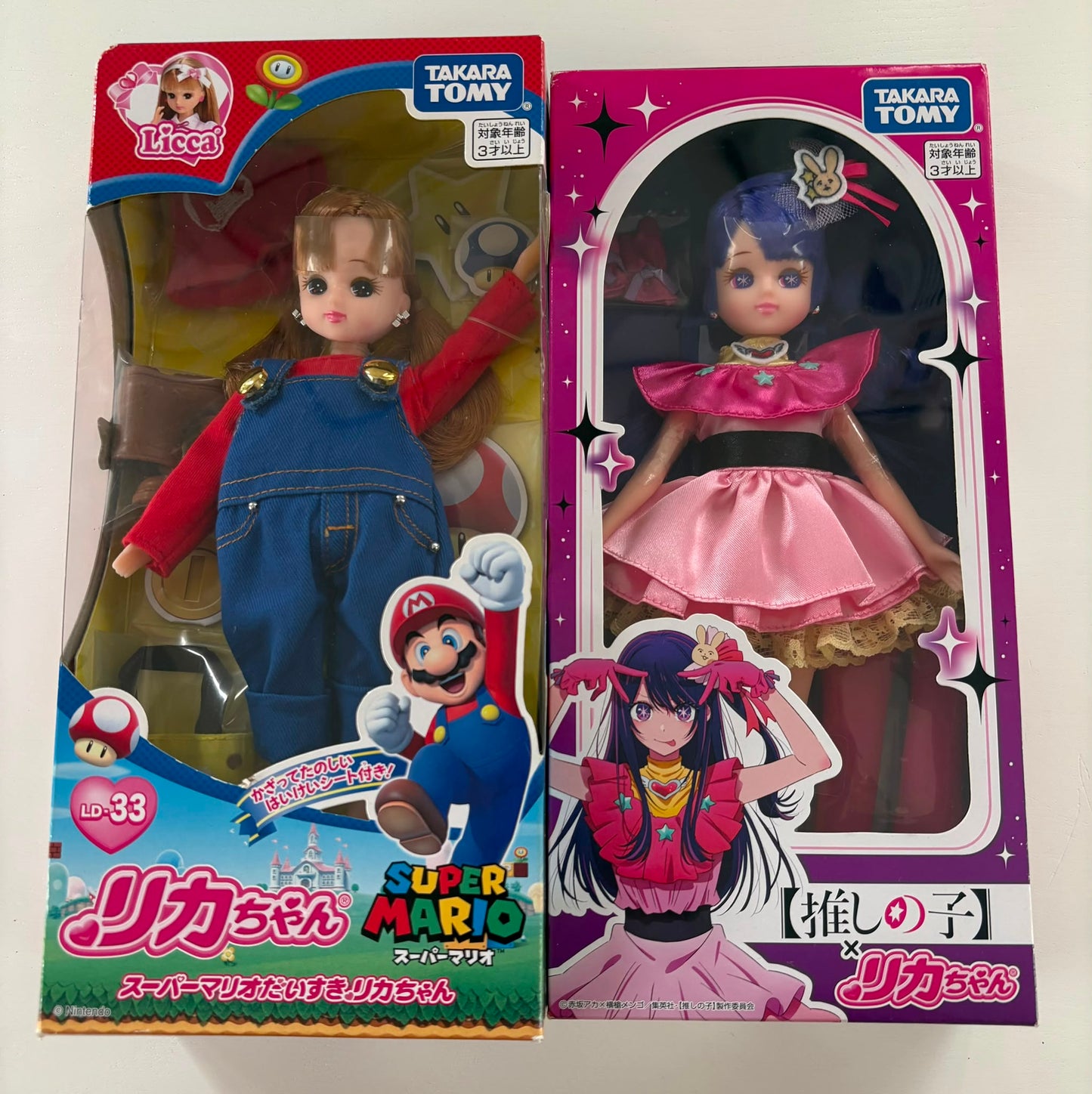 Combo Muñecas Licca-chan x Super Mario y Oshi no Ko – Takara Tomy