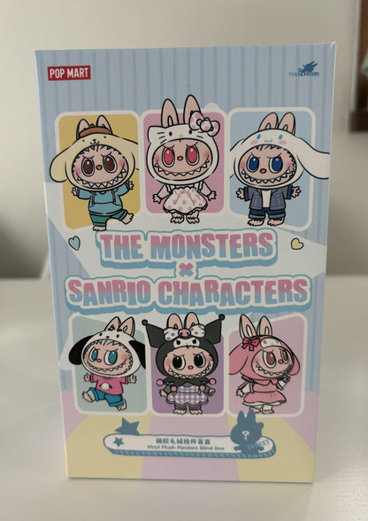 POP MART LABUBU × Hello Kitty and Friends – Vinyl Plush Pendant Blind Box