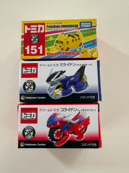 Combo Pokémon Dream Tomica: Pikachu, Miraidon y Koraidon