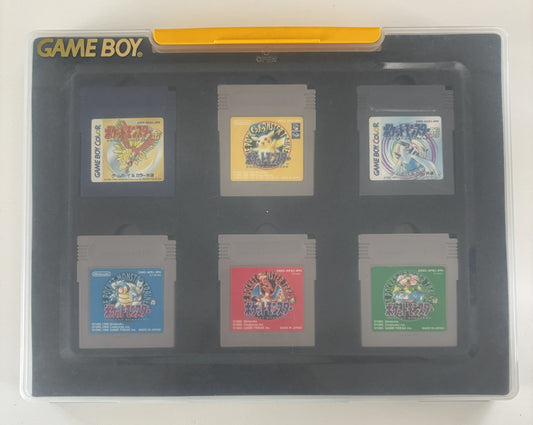 Pokémon Game Boy – Colección Japonesa de Kanto y Johto | 6 Juegos + Estuche Vintage OFICIAL
