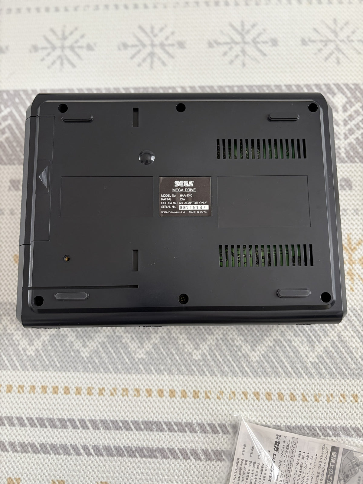 SEGA Mega Drive Model 1 HAA-2510 Japón en caja – Mando + accesorios (INCLUYE ENVIO)