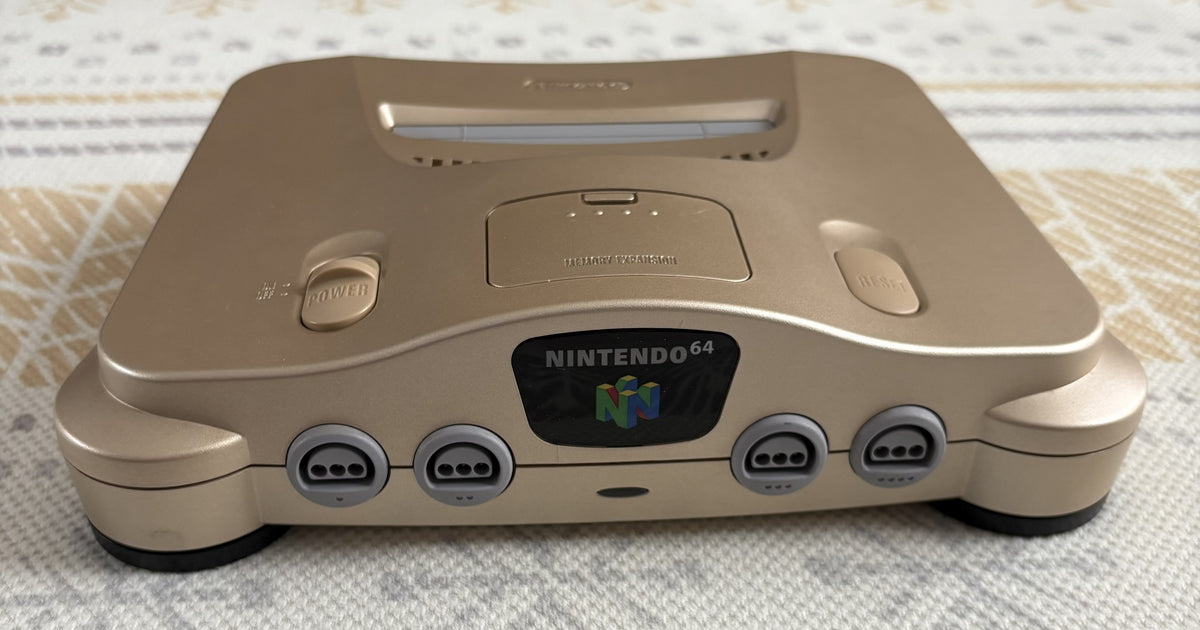 Nintendo 64 Gold Edition Japón – Consola + Mando Dorado + Cables (ENVIO INCLUIDO)