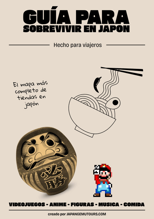 GUIA PARA SOBREVIVIR EN JAPÓN (COMPLETO, INCLUYE TIENDAS)
